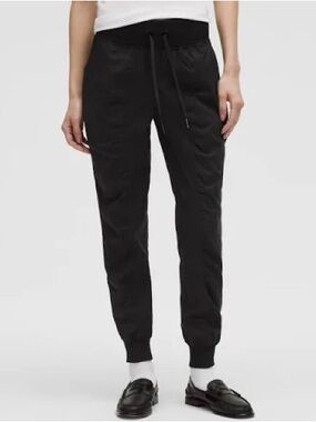lululemon athletica Dance Studio Mid Rise Black Drawstring Jogger Pants